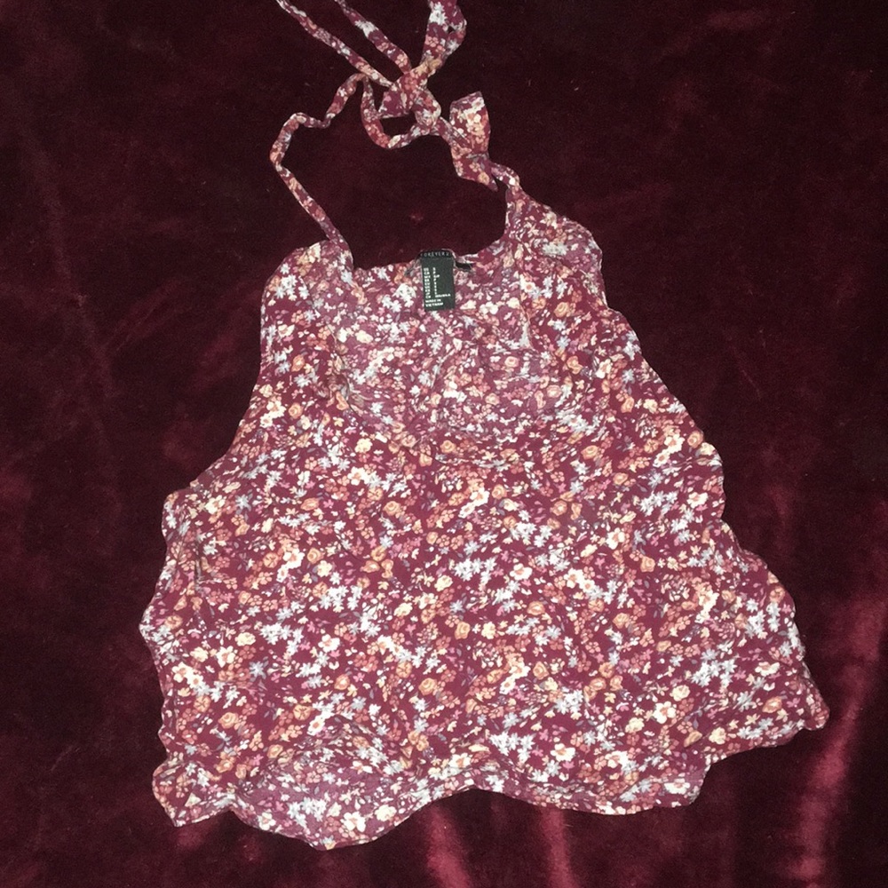 Floral crop top